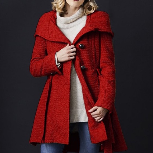 Steve Madden Jackets & Blazers - Steve Madden Trench Coat! Hooded! Belted! Size M! NWT!